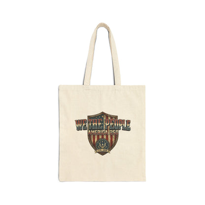 Patriotic We the People America’s 250th Anniversary Canvas Tote