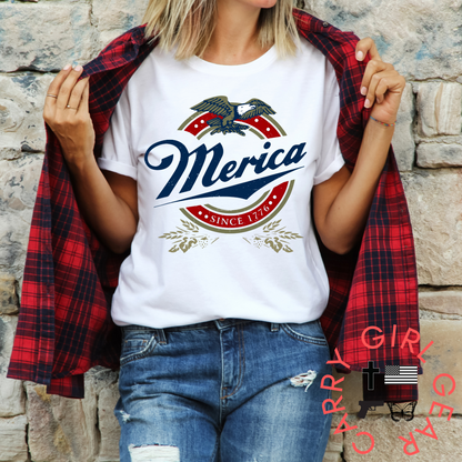 THE MERICA TEE – Women's Patriotic T-Shirt | Shop250America