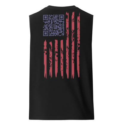 We The People QR Code Muscle Shirt | Trump Dance Easter Egg