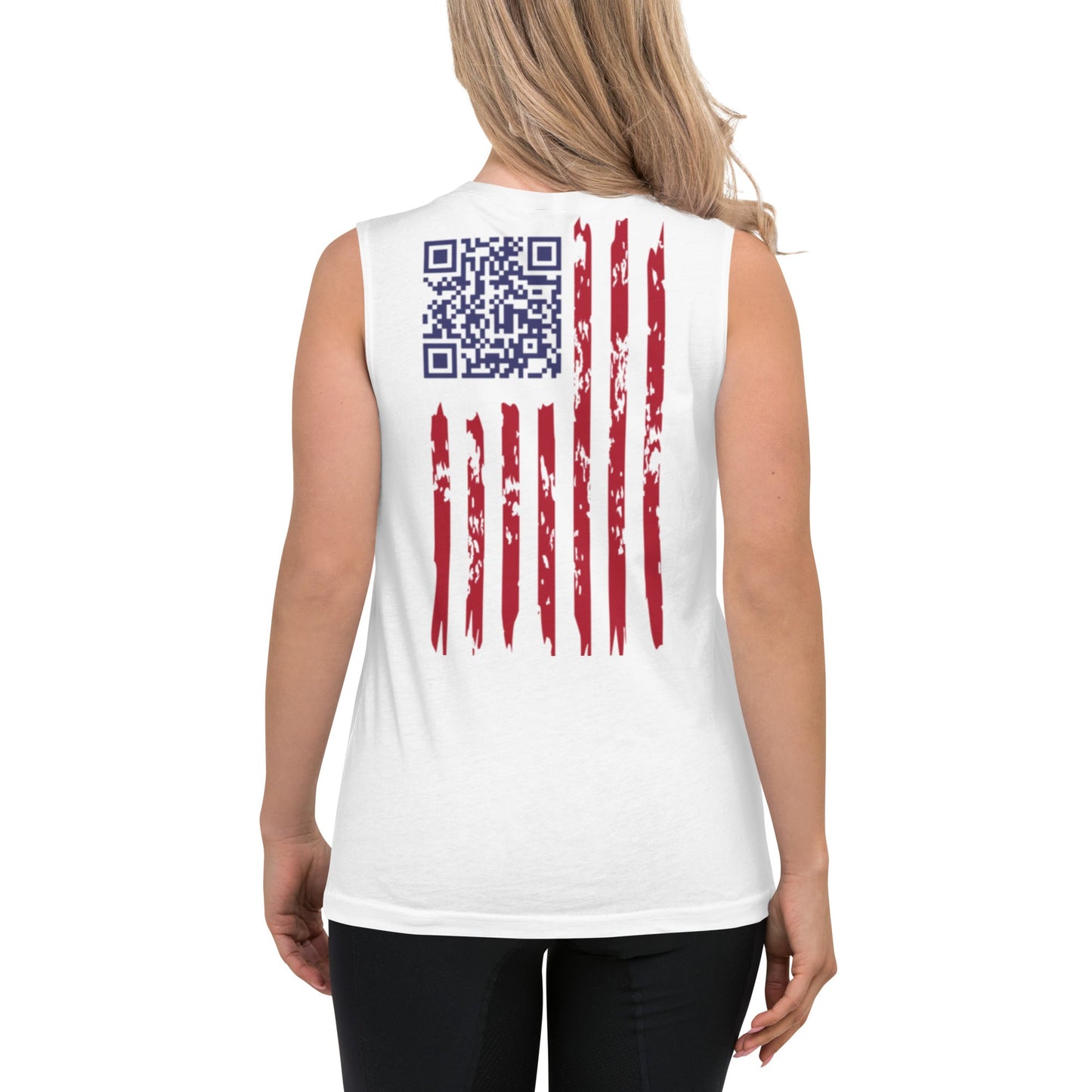 We The People QR Code Muscle Shirt | Trump Dance Easter Egg