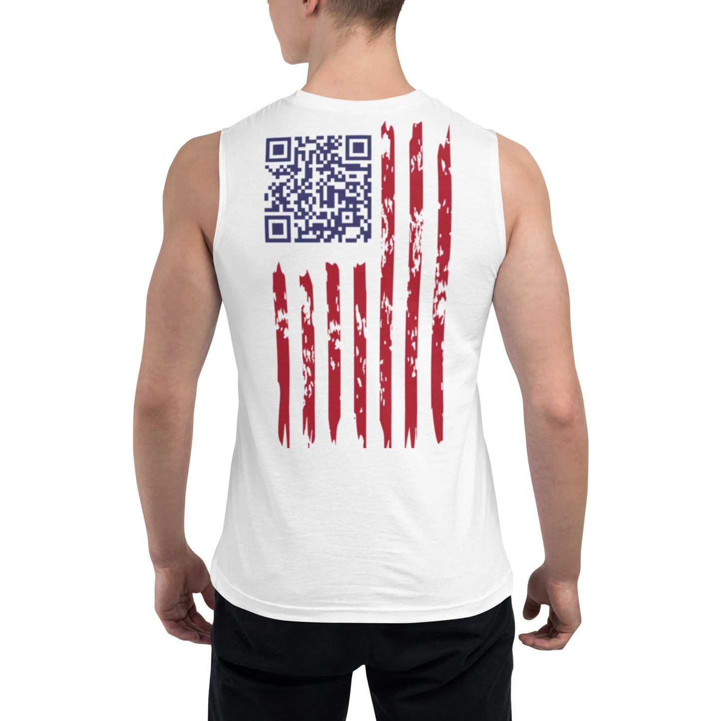 We The People QR Code Muscle Shirt | Trump Dance Easter Egg