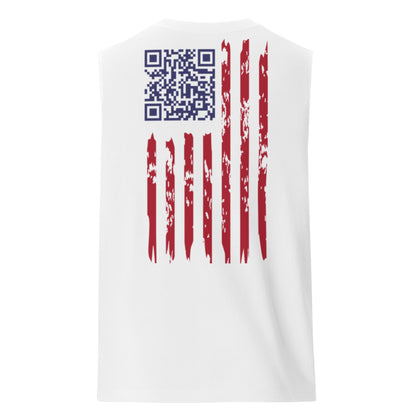 We The People QR Code Muscle Shirt | Trump Dance Easter Egg