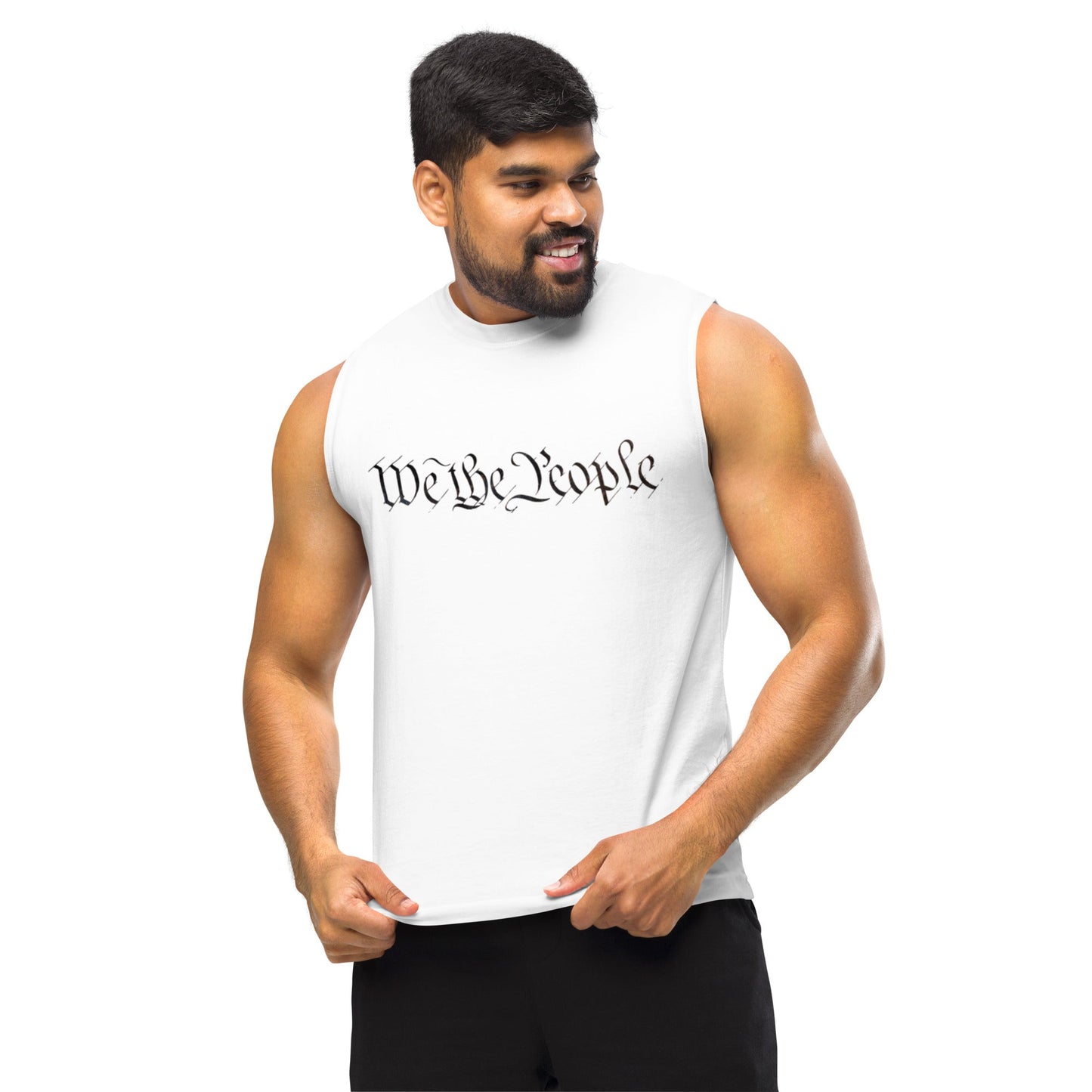 We The People Muscle Shirt | Patriotic Tank Top