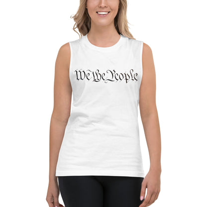 We The People QR Code Muscle Shirt | Trump Dance Easter Egg