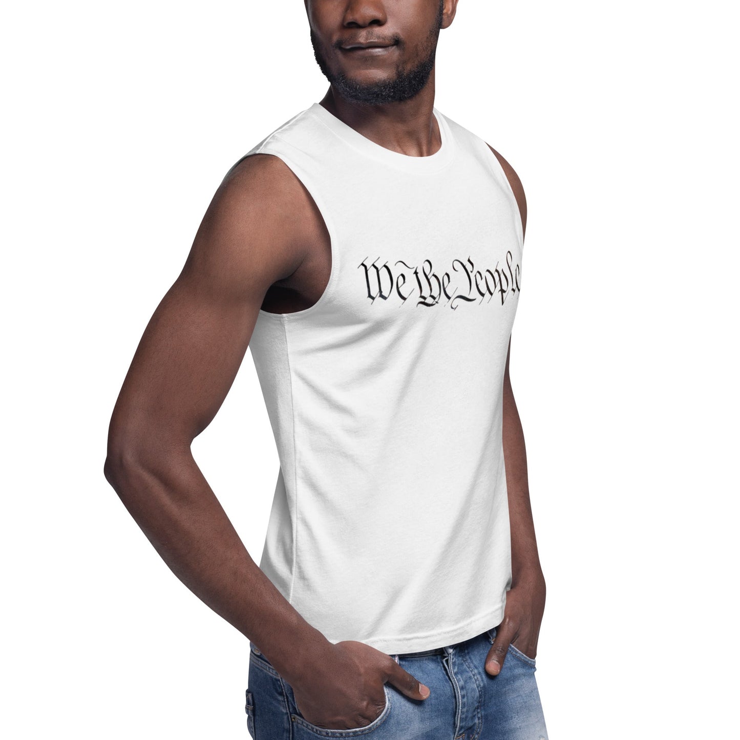 We The People Muscle Shirt | Patriotic Tank Top