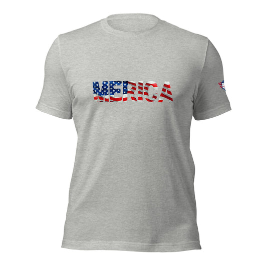 'Merica Unisex Tee | Patriotic Statement T-Shirt