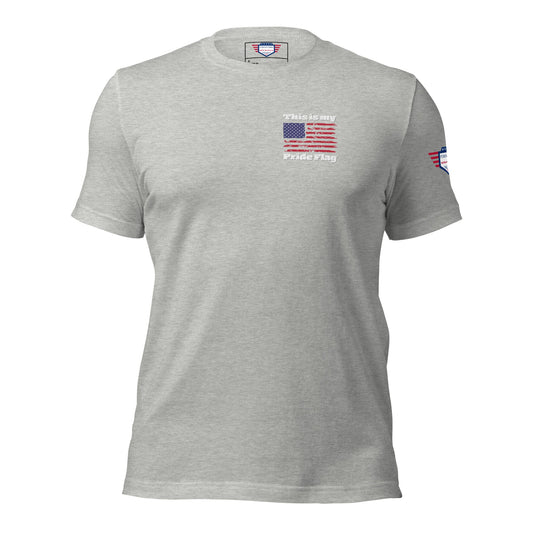 This Is My Pride Flag Tee | American Flag Patriotic Shirt
