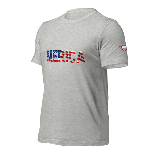 'Merica Unisex Tee | Patriotic Statement T-Shirt