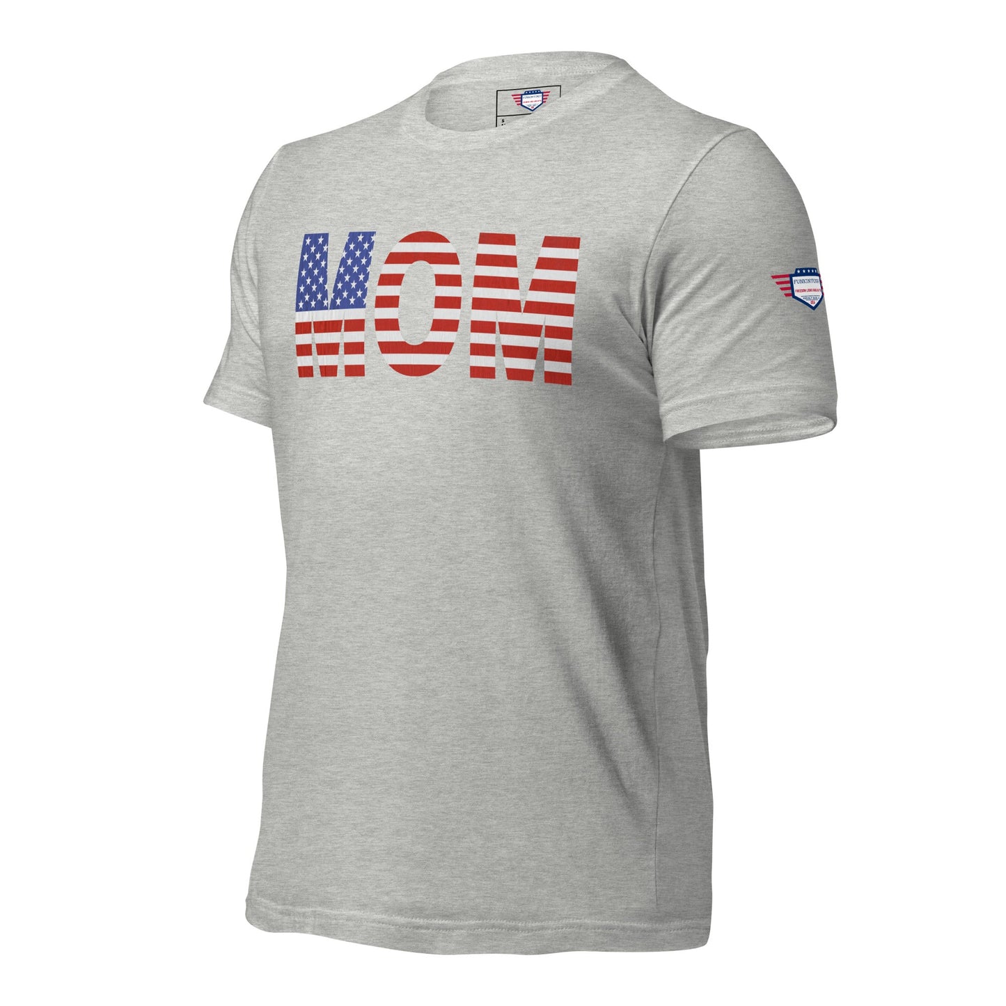 Mom USA Unisex T-Shirt | Patriotic Mother's Day Tee