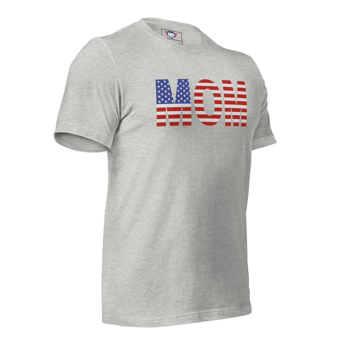 Mom USA Unisex T-Shirt | Patriotic Mother's Day Tee
