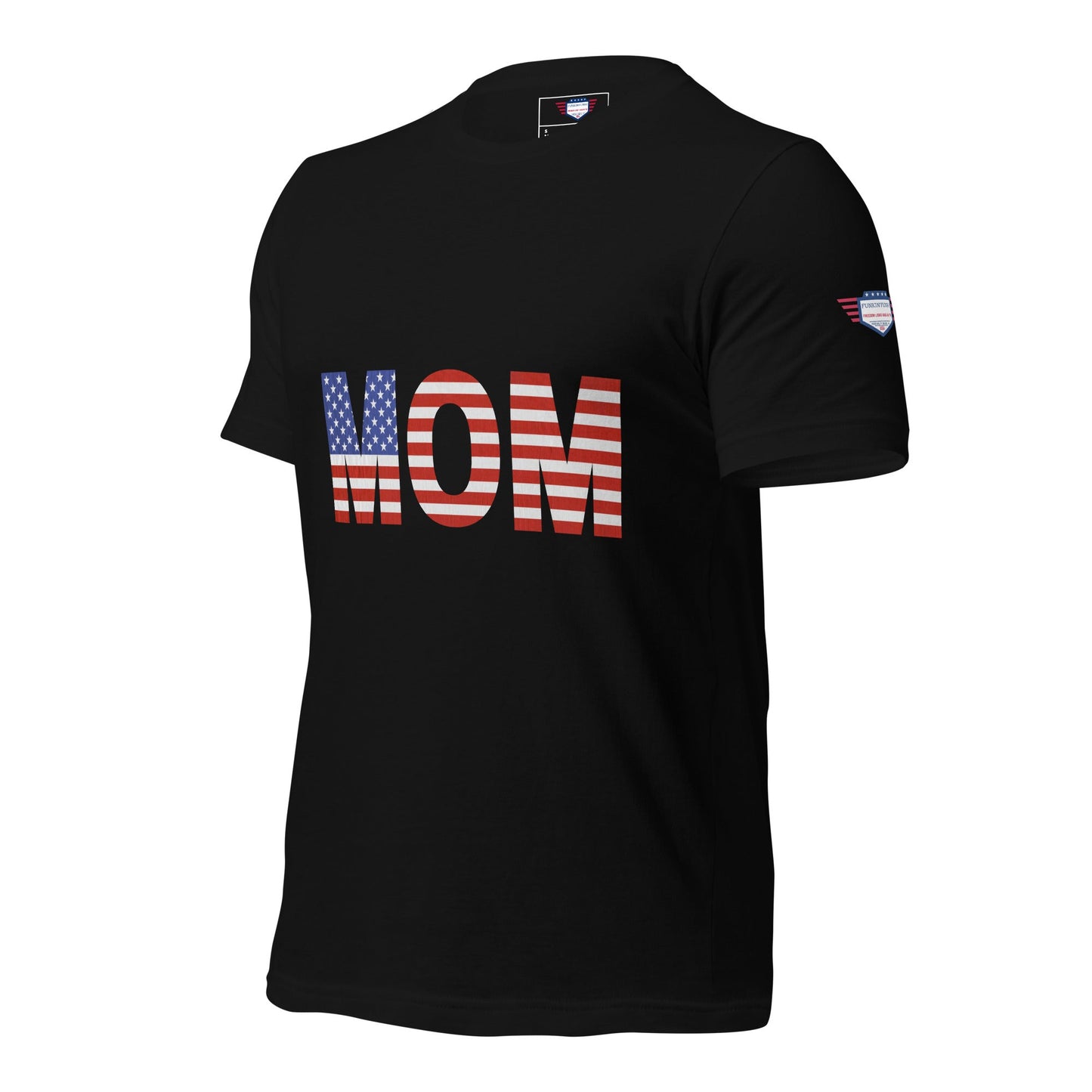Mom USA Unisex T-Shirt | Patriotic Mother's Day Tee