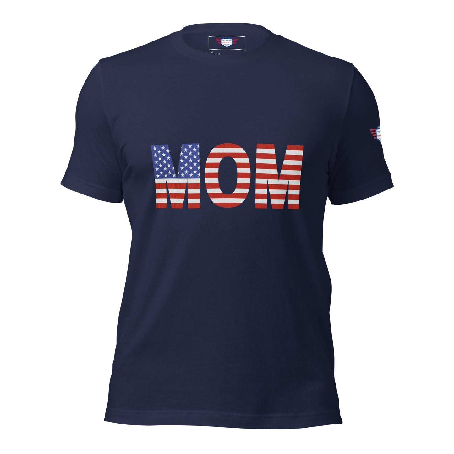 Mom USA Unisex T-Shirt | Patriotic Mother's Day Tee