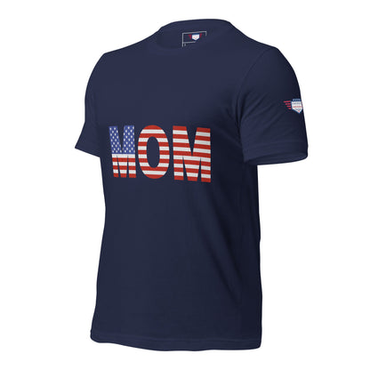 Mom USA Unisex T-Shirt | Patriotic Mother's Day Tee