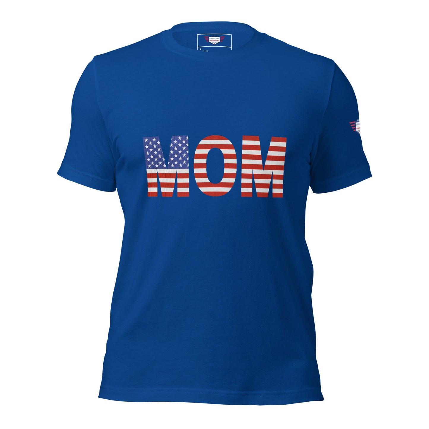 Mom USA Unisex T-Shirt | Patriotic Mother's Day Tee