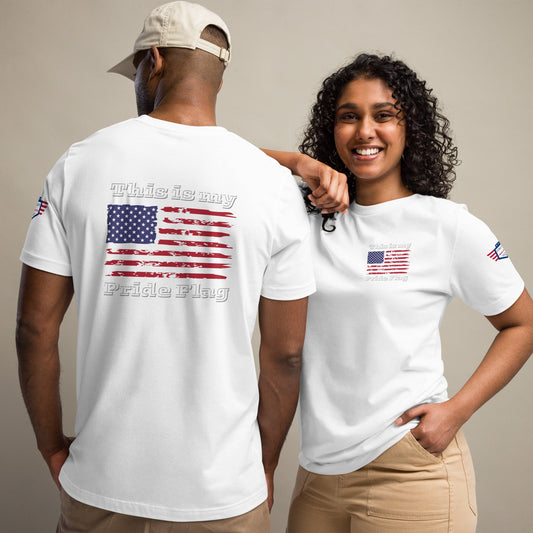 This Is My Pride Flag Tee | American Flag Patriotic Shirt