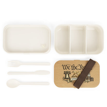 We the People – America’s 250th Anniversary Bento Wooden-Top Lunch Box (1776–2026)