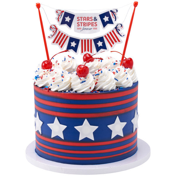 Patriotic Fusion Mix Sprinkles 26 oz - Red White Blue Baking Decorations