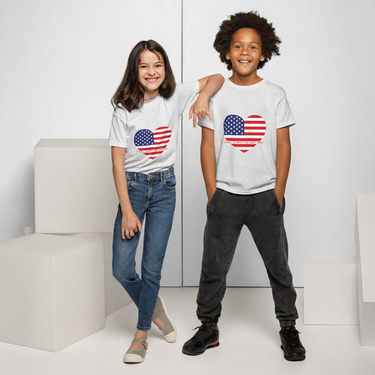 Stars Stripes Good Vibes Youth T-Shirt | Kids