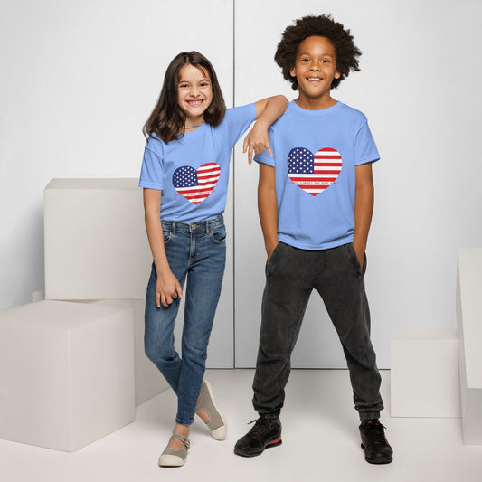 Stars Stripes Good Vibes Youth T-Shirt | Kids